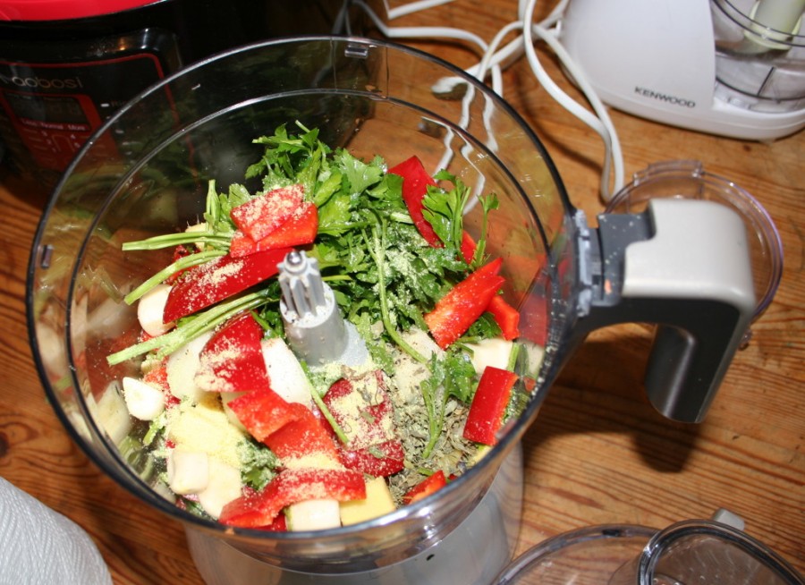 Kofta ingredients pre-blend