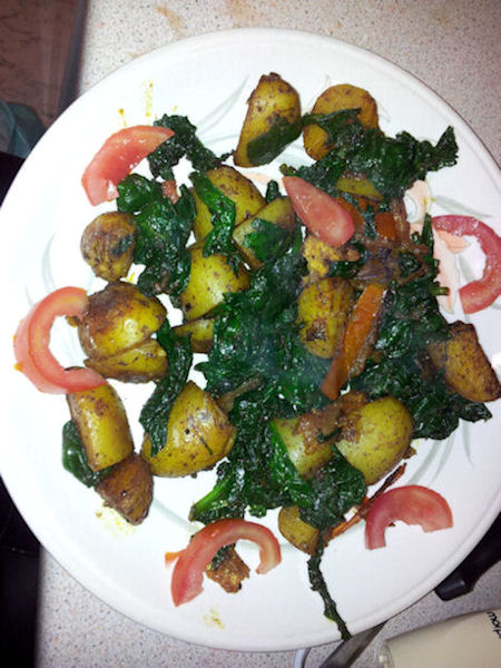 Saag Aloo