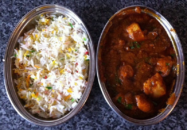 Chicken Madras using bircurries base