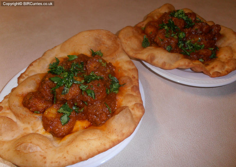 bhoona king prawn puri