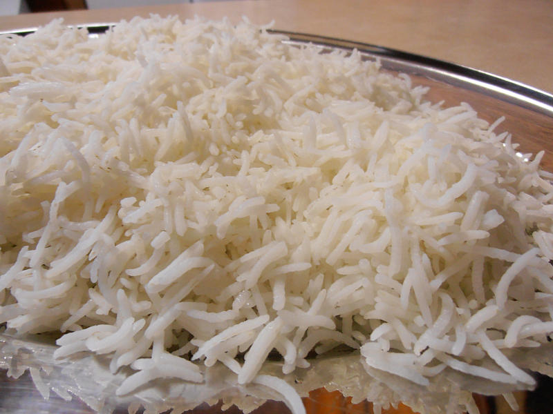 plain boiled rice