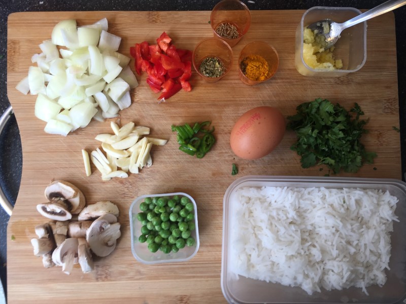 Special Fried Rice Ingredients