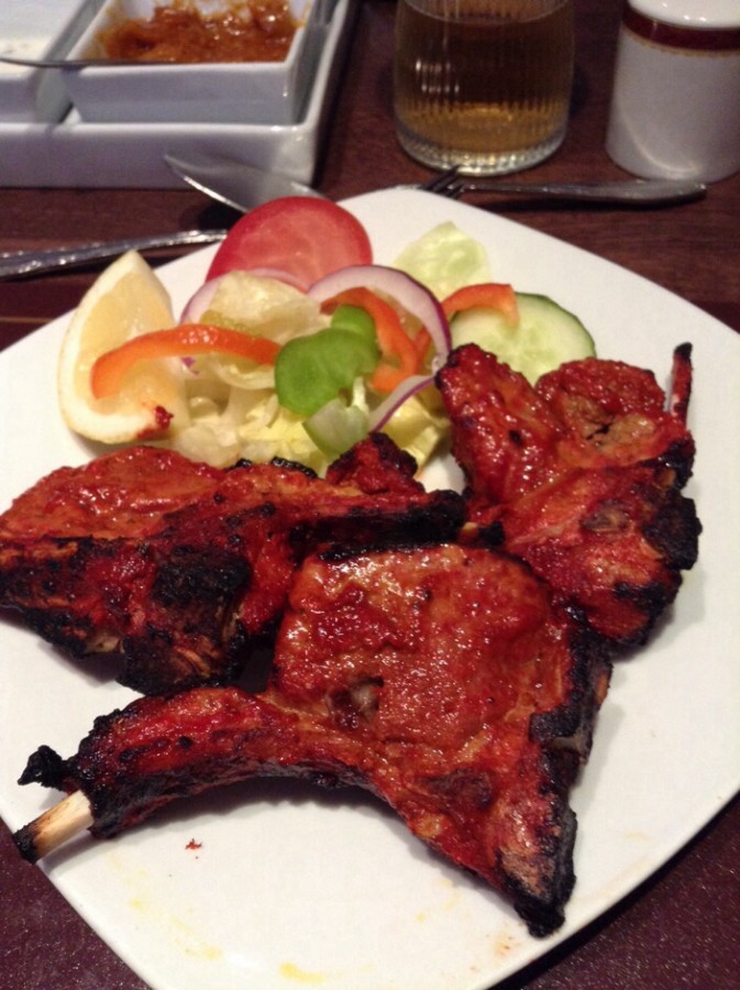 Tandoori lamb chops.  I need to have a go at these.