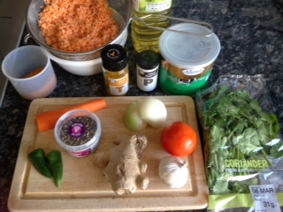 Ingredients ready to go!