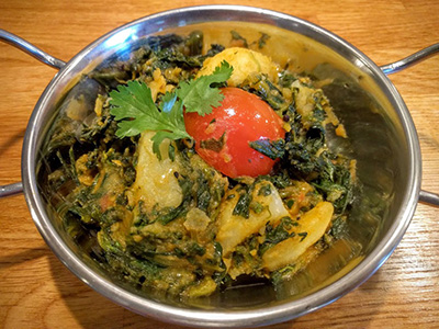 Saag Aloo