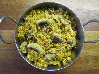 Mushroom Pilau